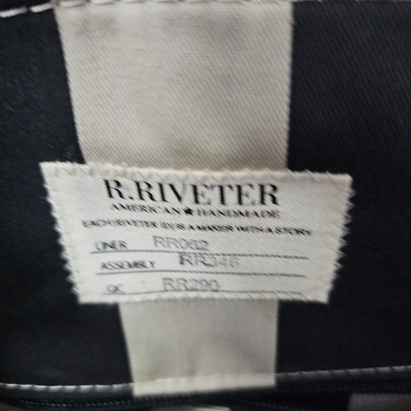 R.Riveter Ada large crossbody tote giraffe mixed media canvas - Picture 11 of 13